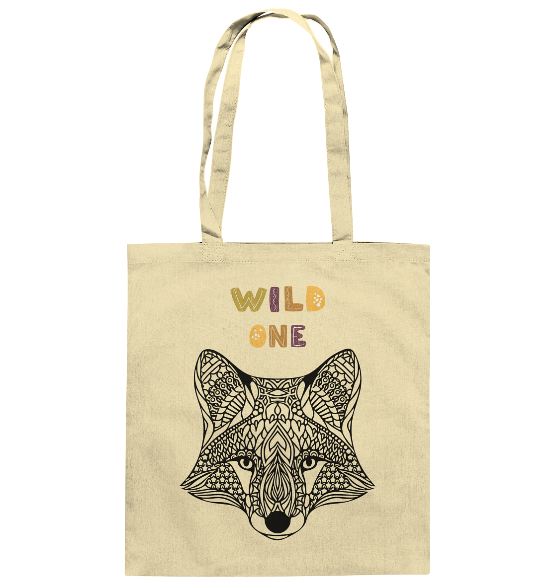 Baumwolltasche „Wild One – Fuchs“ für Kinder 🦊✨🌿