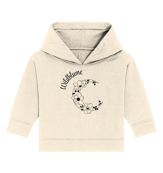 Baby-Hoodie „Wildblume & Mond“ - sei wild und wunderschön🌙🌸✨