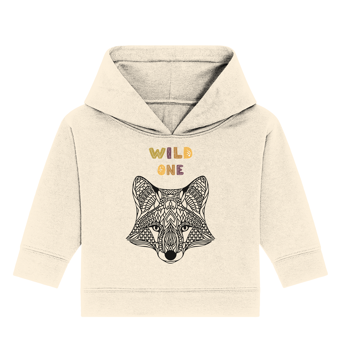 Baby Bio-Hoodie „Wild One – Fuchs“ 🦊✨🌿