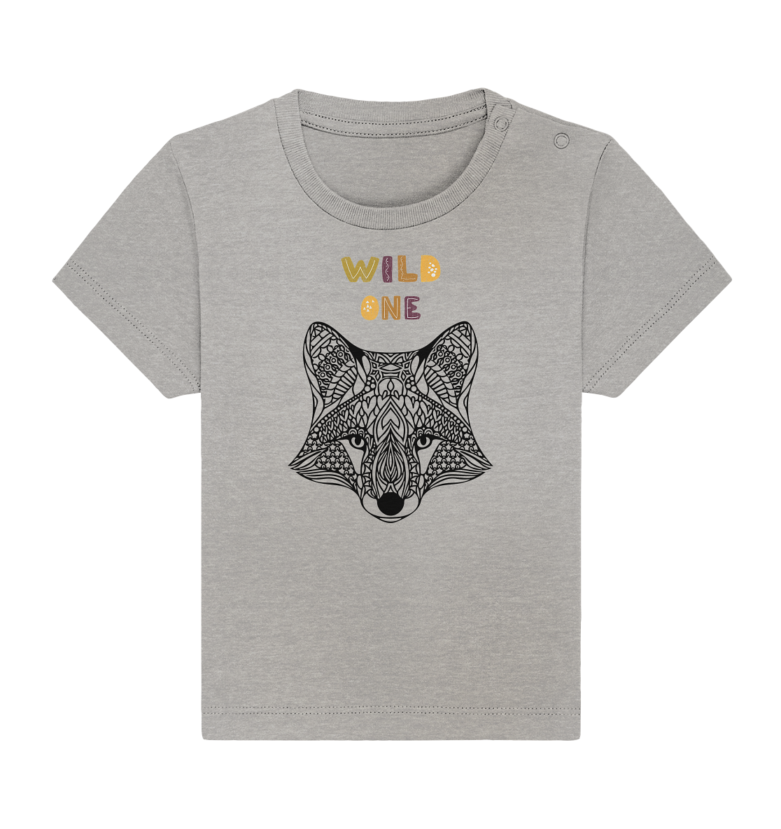 Baby Bio-Shirt „Wild One – Fuchs“ 🦊✨💚