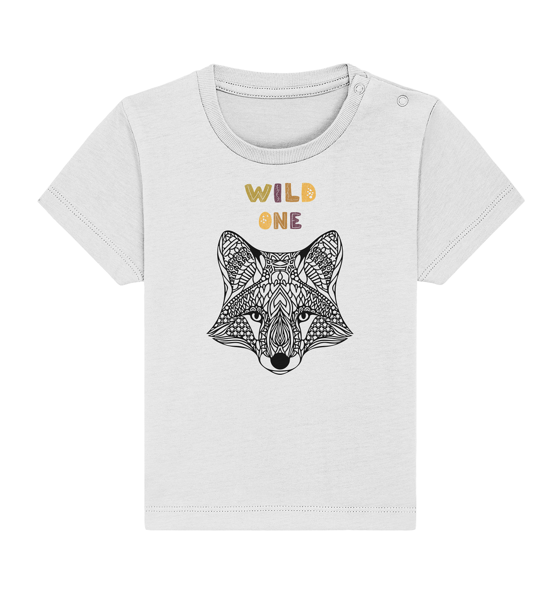 Baby Bio-Shirt „Wild One – Fuchs“ 🦊✨💚