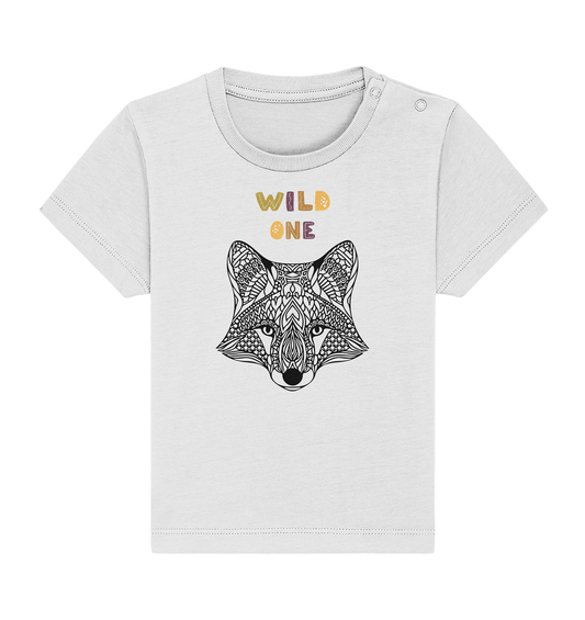 Baby Bio-Shirt „Wild One – Fuchs“ 🦊✨💚