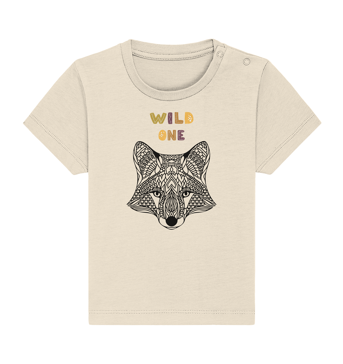 Baby Bio-Shirt „Wild One – Fuchs“ 🦊✨💚