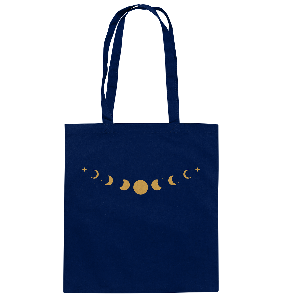 Baumwolltasche „Goldene Mondphasen“ 🌙✨💛