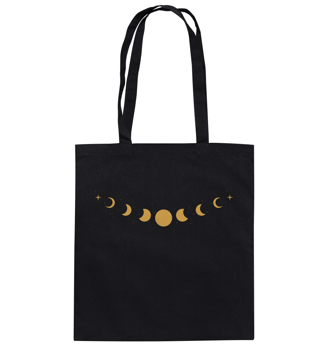 Baumwolltasche „Goldene Mondphasen“ 🌙✨💛