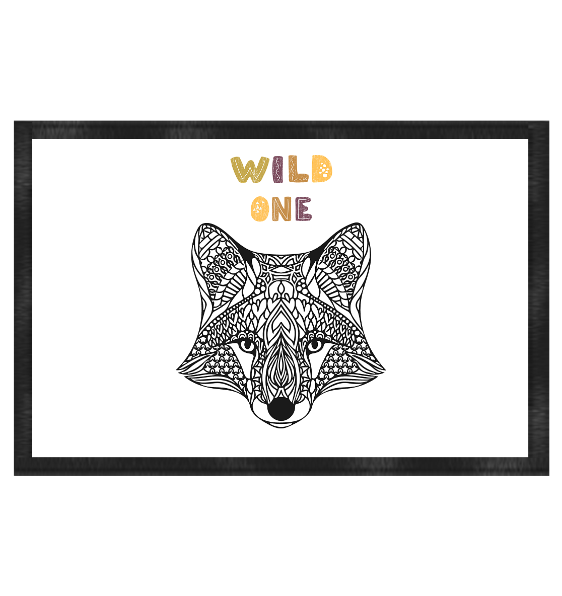 Fußmatte „Wild One – Fuchs“ für Kinder 🦊✨