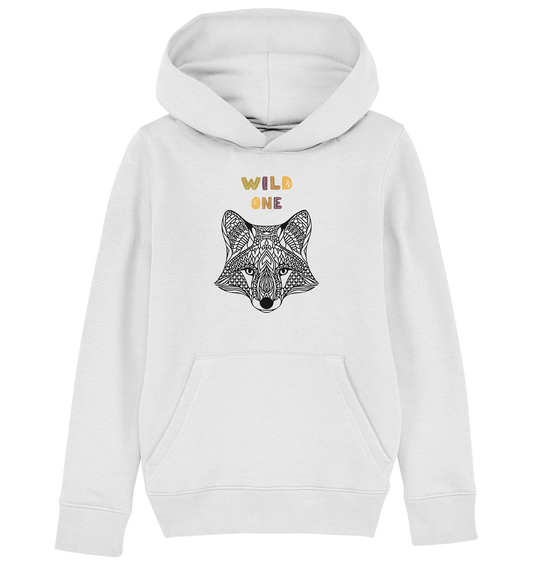 Kinder-Hoodie „Wild One – Fuchs“ 🦊✨🌿