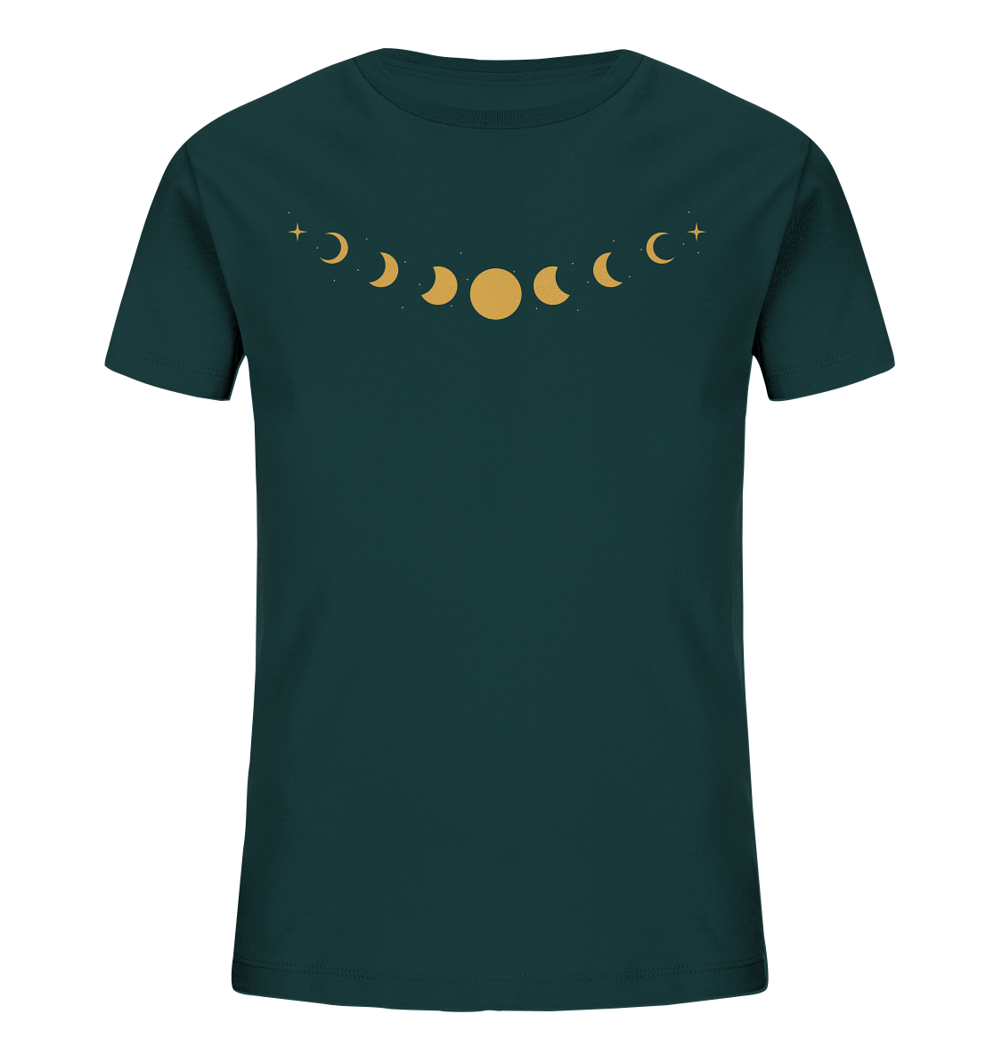 Kinder-Shirt „Goldene Mondphasen“ 🌙✨💛