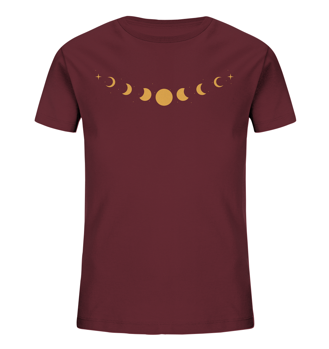 Kinder-Shirt „Goldene Mondphasen“ 🌙✨💛