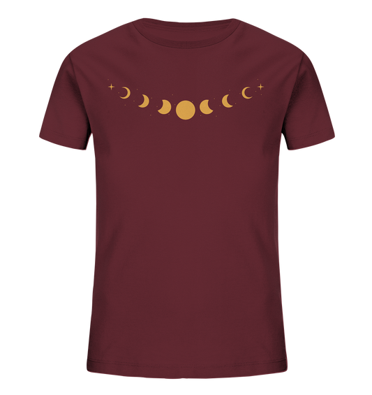 Kinder-Shirt „Goldene Mondphasen“ 🌙✨💛