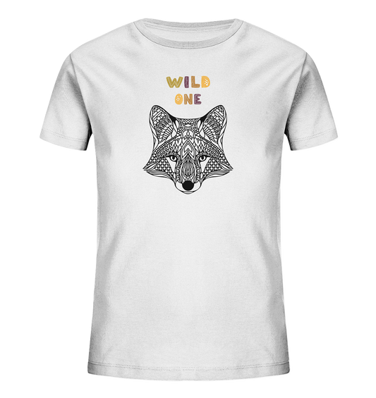 Kinder Bio-Shirt „Wild One – Fuchs“ 🦊✨🌿