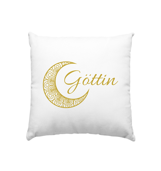 Kissen „Goldener Mond – Göttin“ 🌙✨💛