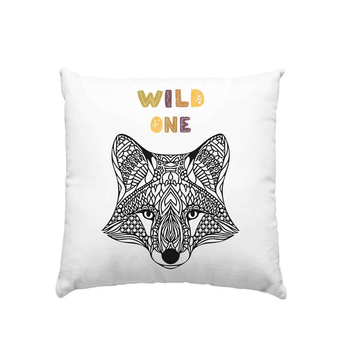 Kissen „Wild One – Fuchs“ für Kinder 🦊✨