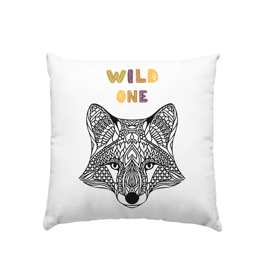 Kissen „Wild One – Fuchs“ für Kinder 🦊✨