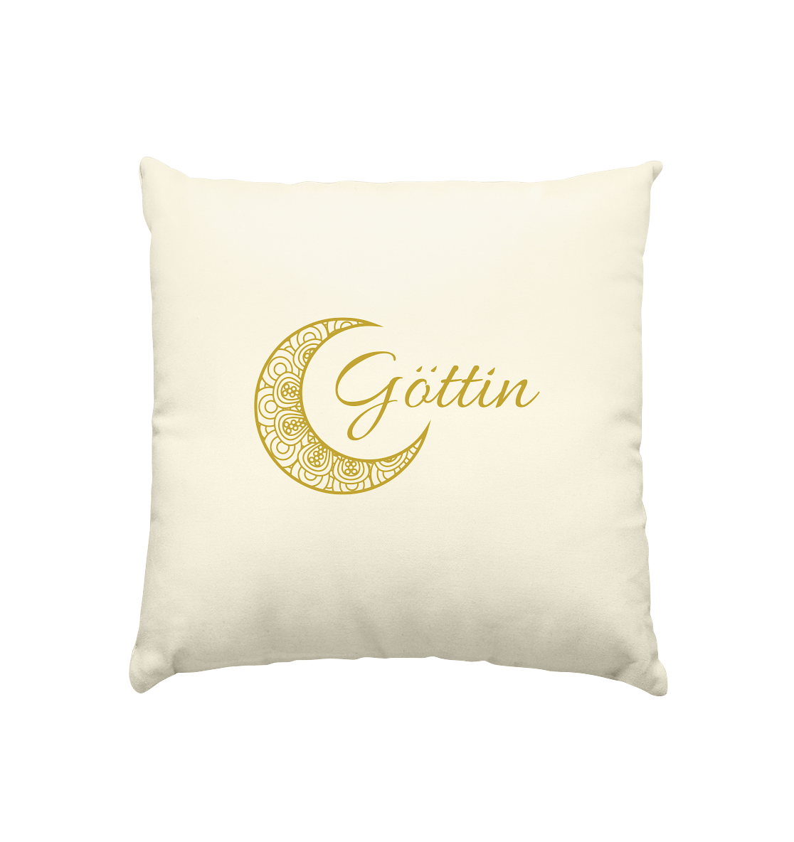 Kissen „Du bist eine Göttin“ – Goldener Mondzauber ✨🌙💛