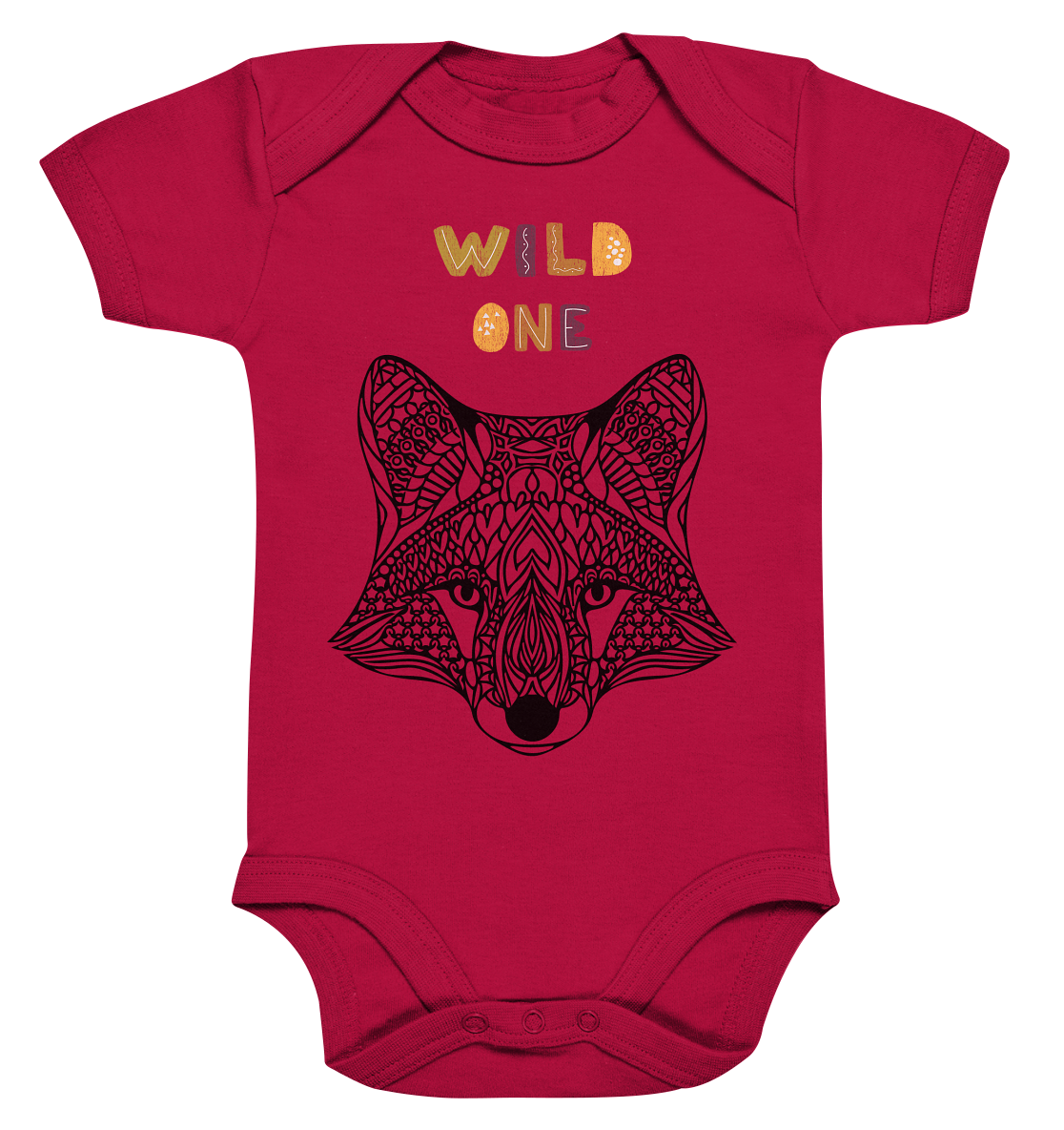 Baby-Body „Wild One – Fuchs“ 🦊✨💛