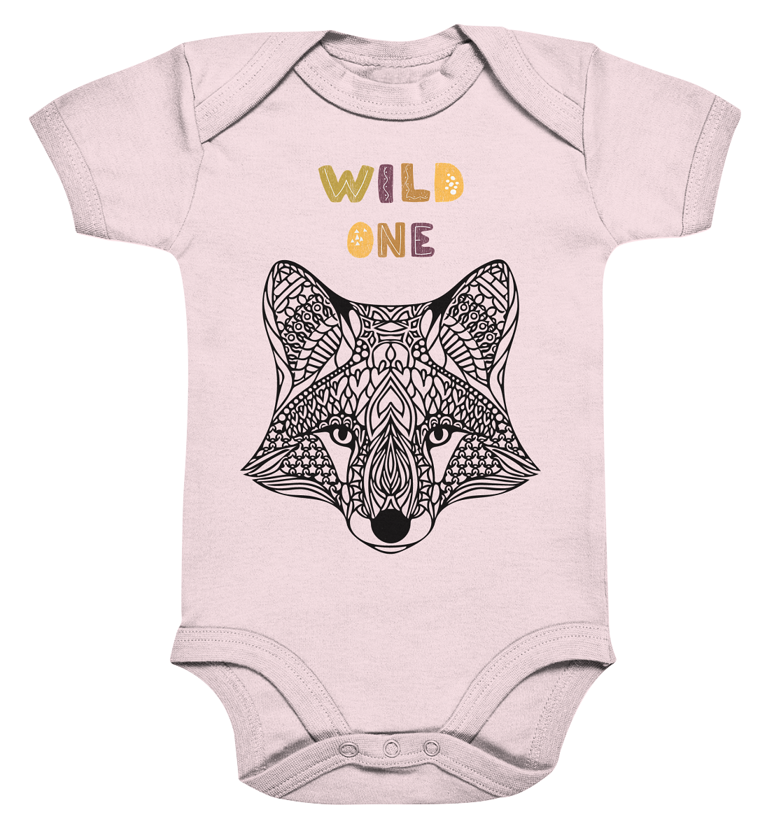 Baby-Body „Wild One – Fuchs“ 🦊✨💛