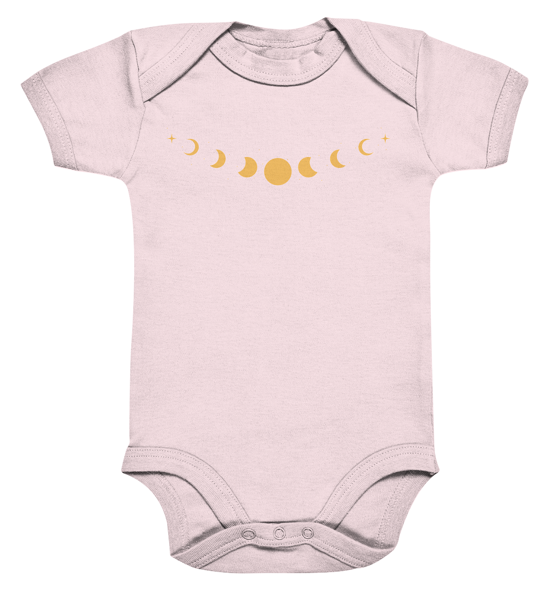 Goldene Mondphasen Baby-Body 🌙💛✨