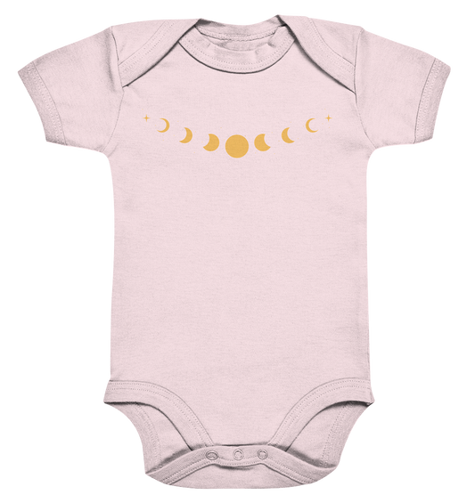 Goldene Mondphasen Baby-Body 🌙💛✨