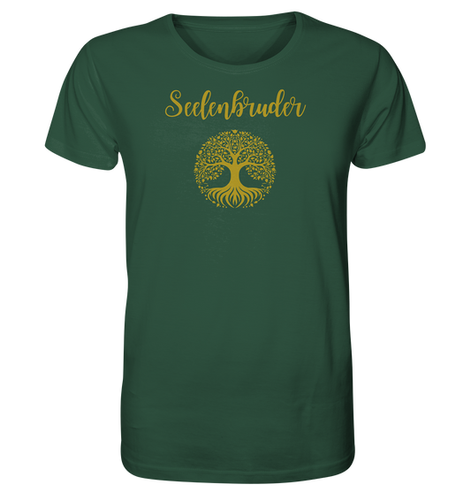 Seelenbruder Organic Shirt – Yggdrasil Weltenbaum 🌳✨💛