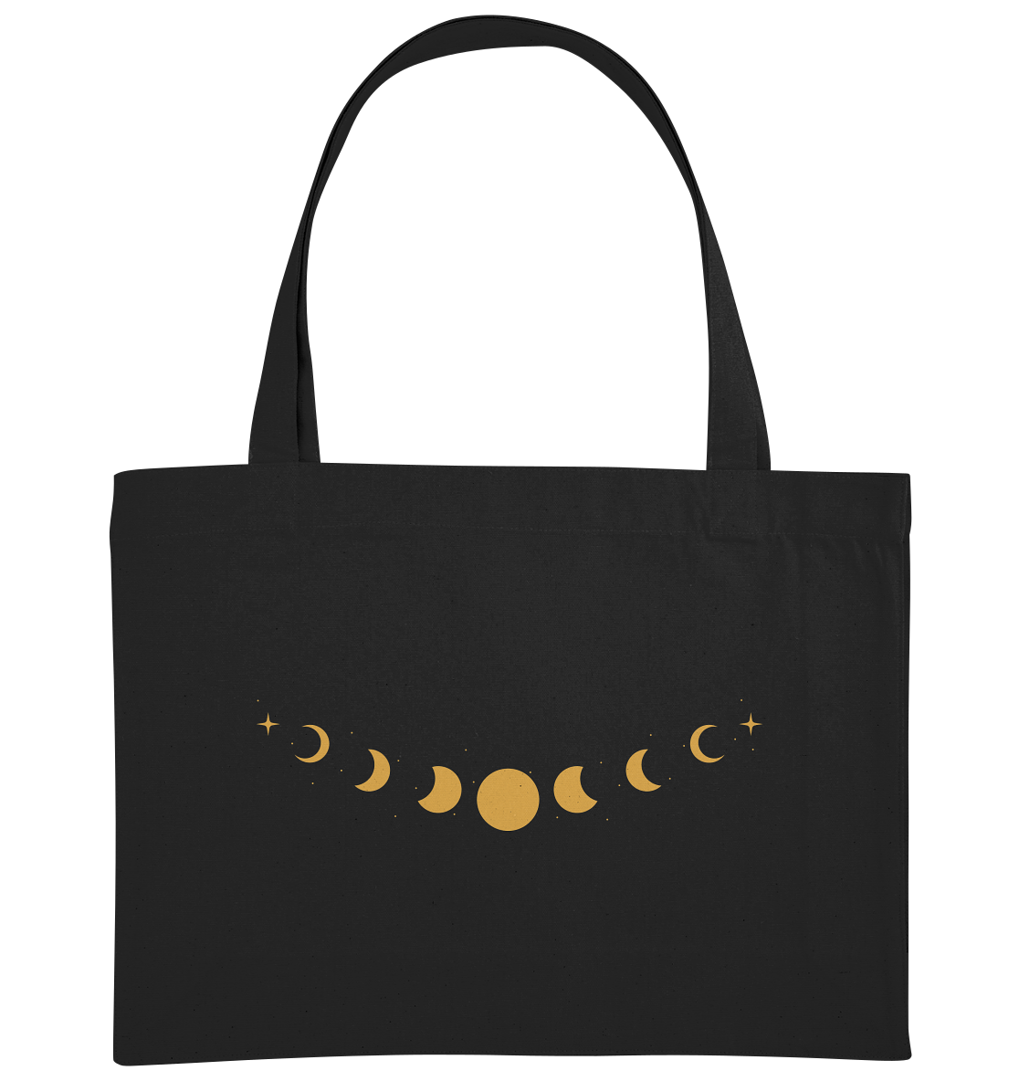 Baumwolltasche „Goldene Mondphasen“ 🌙✨💛