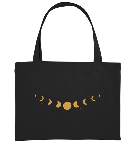 Baumwolltasche „Goldene Mondphasen“ 🌙✨💛