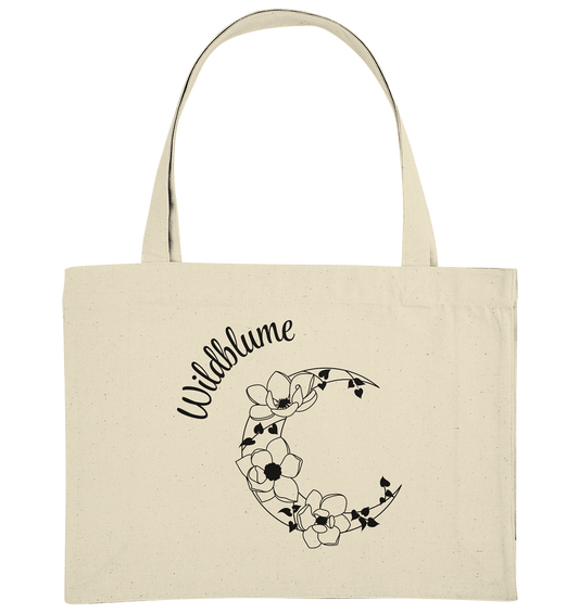 Baumwolltasche „Wildblume & Mond“ - sei wild und wunderschön🌙🌿✨