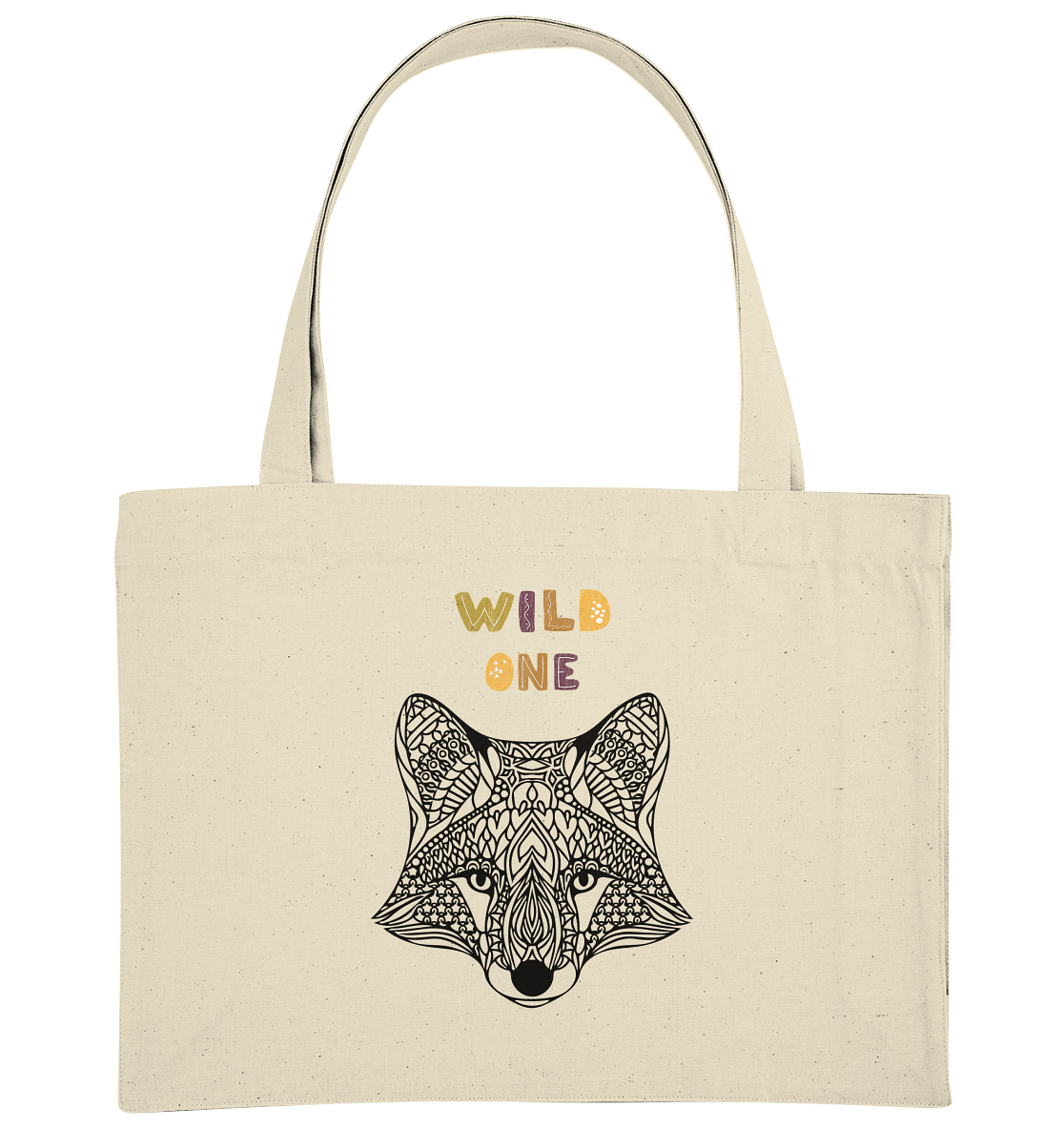 Baumwolltasche „Wild One – Fuchs“ für Kinder 🦊✨🌿