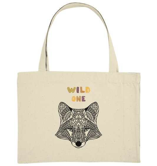 Baumwolltasche „Wild One – Fuchs“ für Kinder 🦊✨🌿