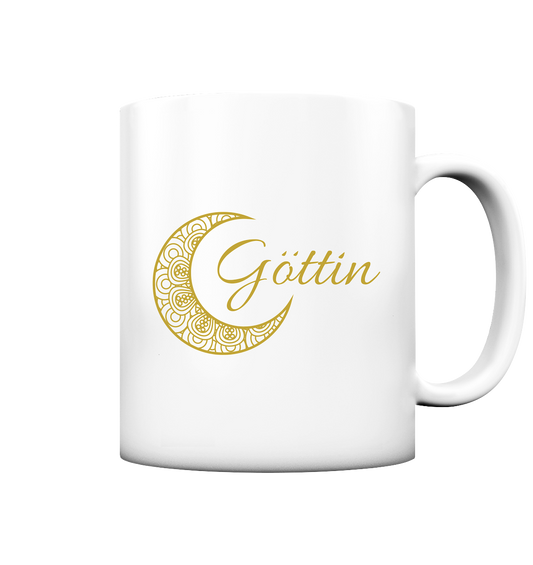 Tasse „Goldener Mond – Göttin“ 🌙✨💛