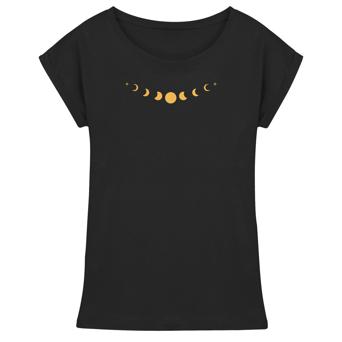 Shirt „Goldene Mondphase“ – Yoga & Alltagsmagie ✨🌙