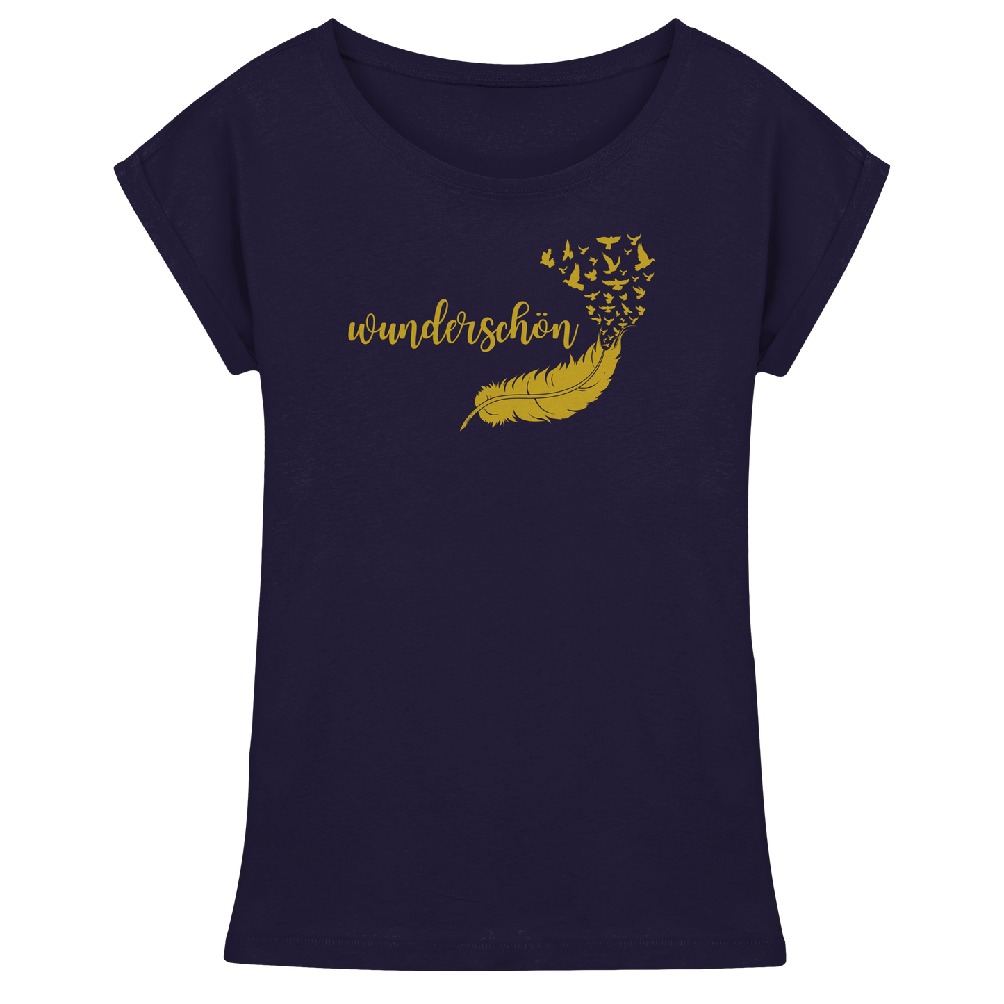 Frauen-Shirt „Federzauber“ – Wunderschön & Gemütlich ✨🕊️