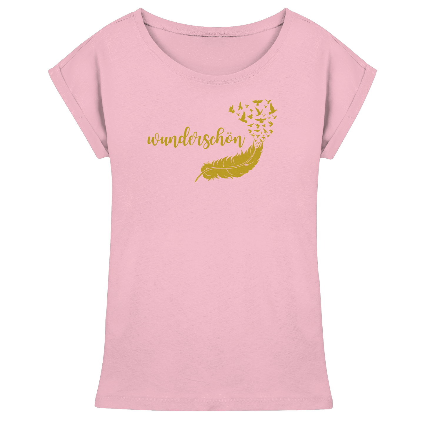 Frauen-Shirt „Federzauber“ – Wunderschön & Gemütlich ✨🕊️
