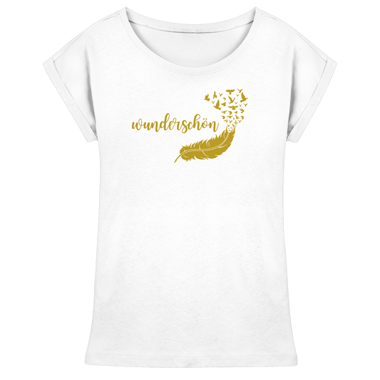 Frauen-Shirt „Federzauber“ – Wunderschön & Gemütlich ✨🕊️