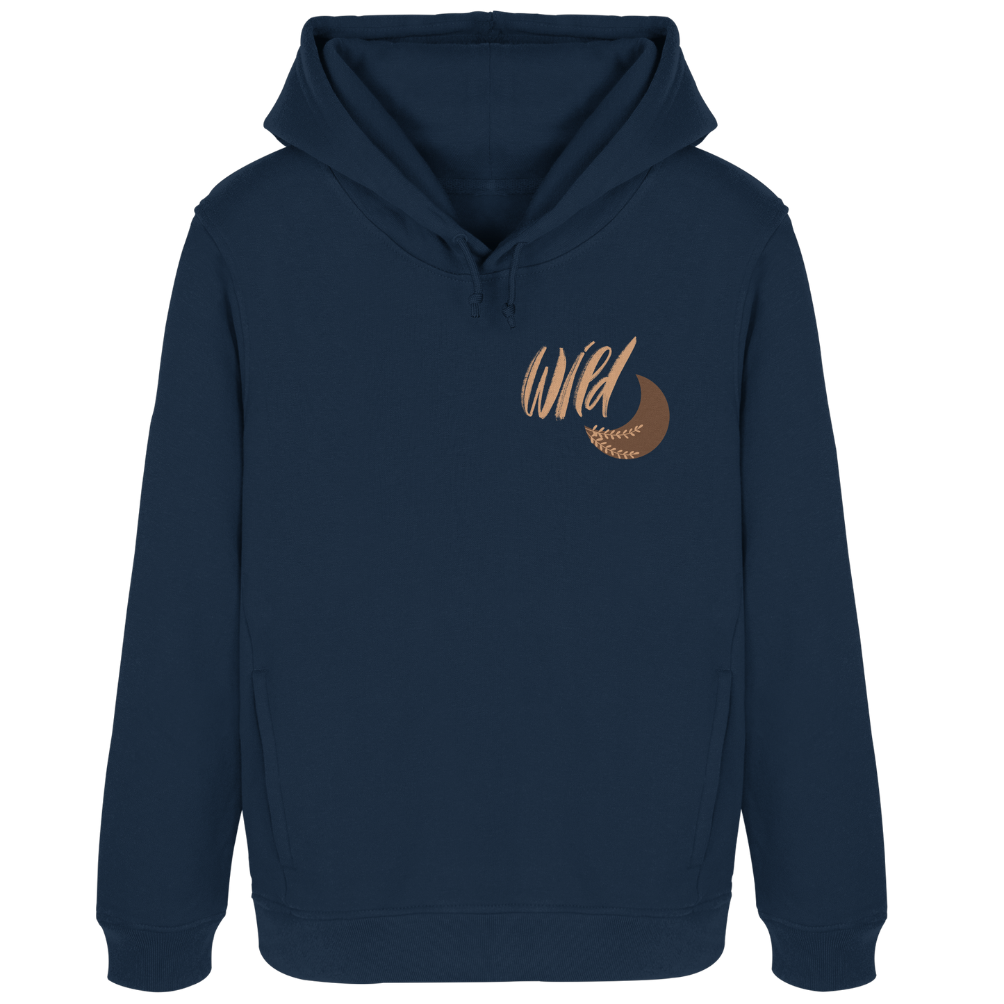 Frauen-Hoodie „Be Wild – Mondmagie“ 🌙✨💛