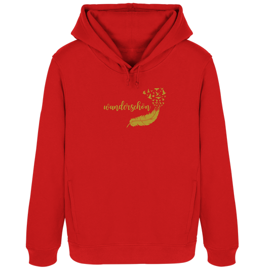 Frauen-Hoodie „Federzauber“ – Wunderschön & Gemütlich ✨🪶💛