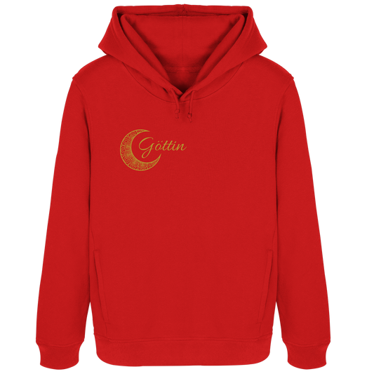 Hoodie „Du bist eine Göttin – Goldener Mond“ 🌙✨💛